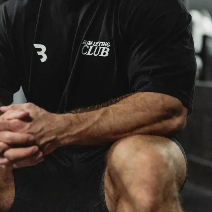 T-shirt Oversize BLC Lifting Club en Coton Polyvalent pour Hommes Passant du Fitness à la Mode Streetwear