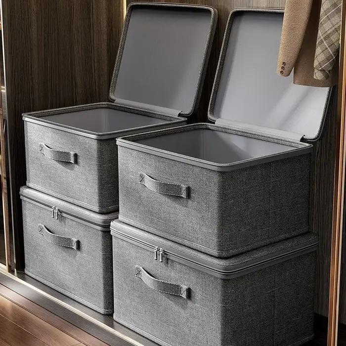Boîte de rangement de vêtements empilable pour garde-robe