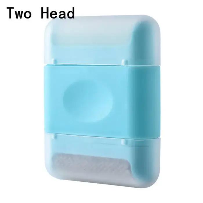 Mini dissolvant de peluches à Double tête, tondeuse manuelle pour boules de poils et vêtements, 1 pi