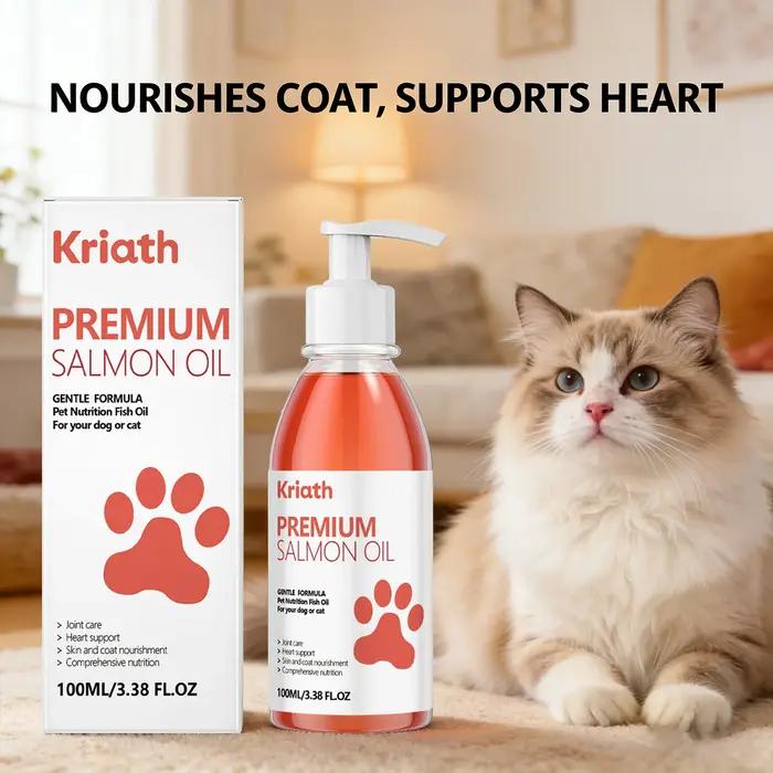 Huile de saumon premium pour chat