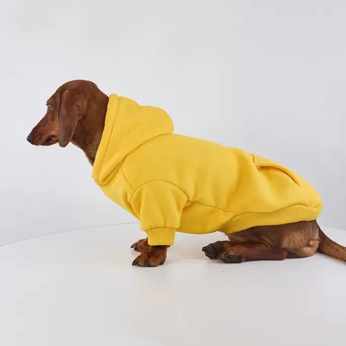 Veste polaire à capuche pour chiens de race Wiener