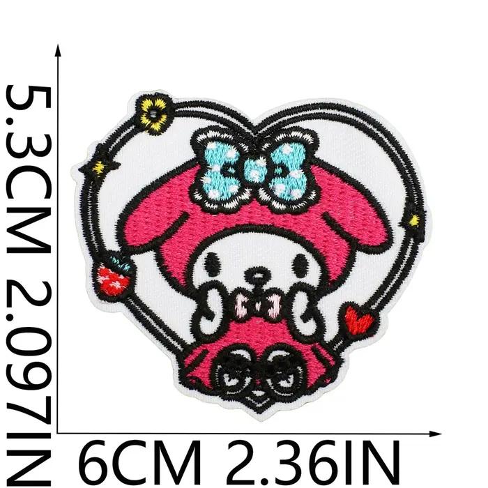 Patchs de chien blanc Anime pour vêtements