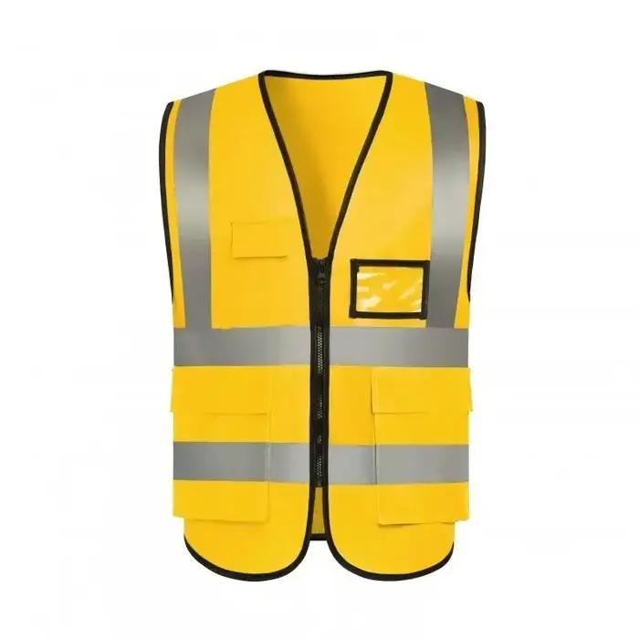Gilet de sécurité haute visibilité tablier sans manches pour nettoyage professionnel et sécurité en chantier occassions spéciales