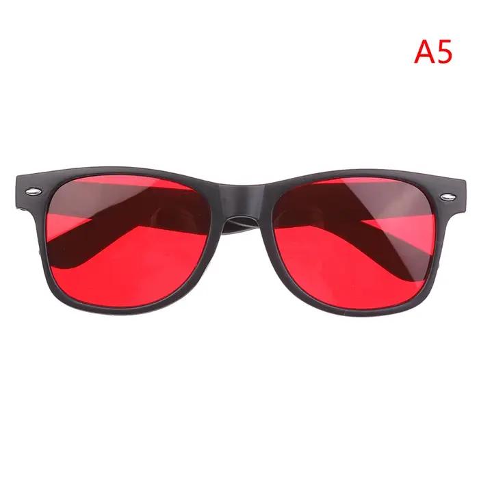 Lunettes 3D correction vision amblyopie entraînement adolescents - Cadre noir bleu vert montagne