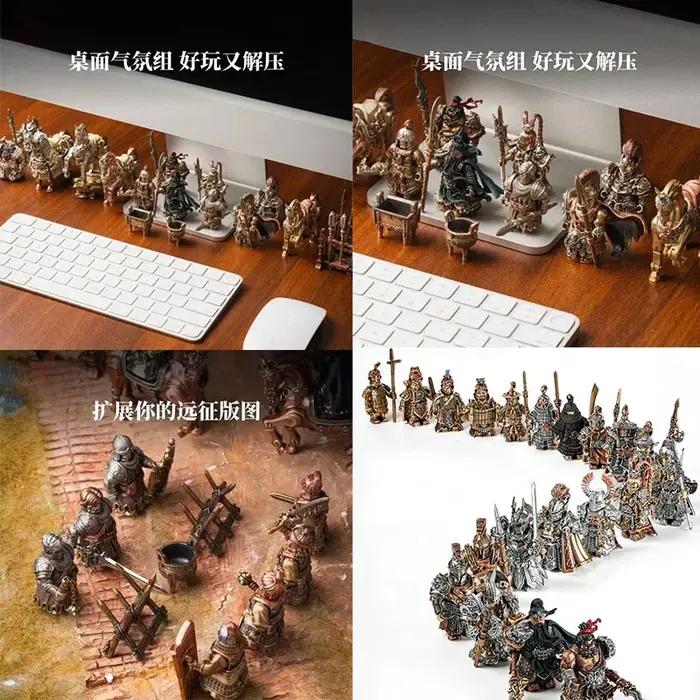 Design original 2026 Nouveauté populaire Série "Le Grand Joueur" Figurine d'équipe sans nom et d'équipe d'expédition Convient pour le bureau Ornements exquis