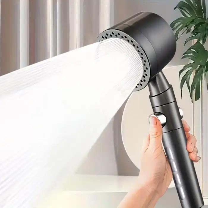Douchette Main 5 Modes Spray Économie Eau ABS Spa Portable Grand Débit Filtre Salle de Bain Robinet Douche