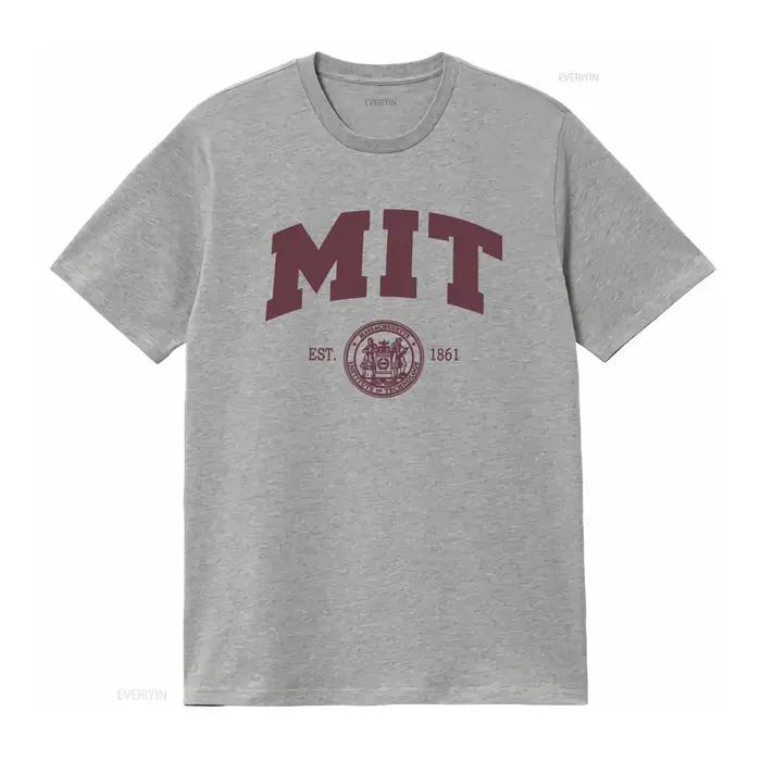 T-shirt MIT officiellement sous licence avec logo Arch, Massachusetts Institute of Technology, fondé en 1861, vintage, lavé, confortable