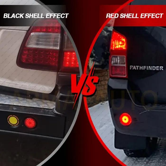 Réflecteur de pare-chocs arrière à LED, lentille rouge, feu arrière, Toyota Sequoia 2008-2014, Highl