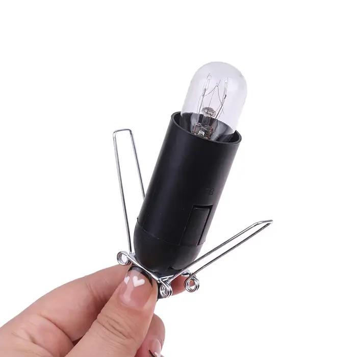Câble d'alimentation E14 E12 avec variateur et interrupteur marche/arrêt, cordon de prise pour lampe