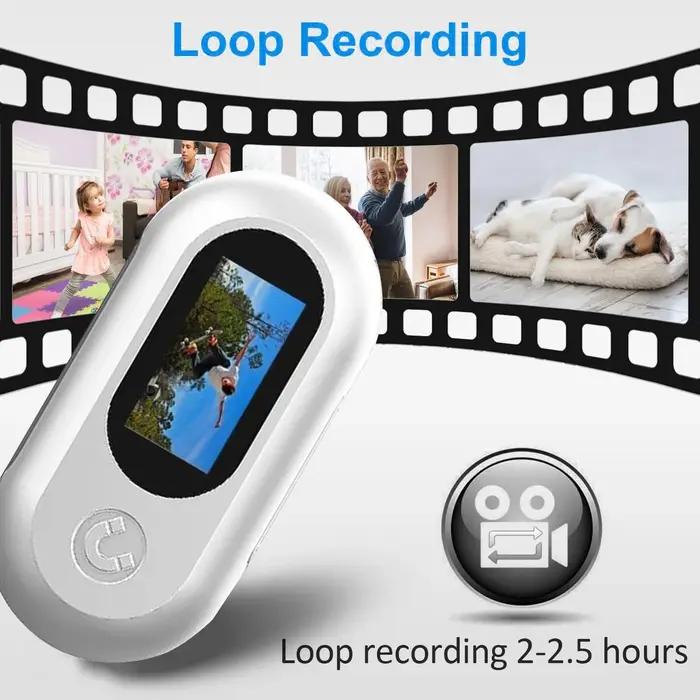 Caméra de collier pour animaux de compagnie HD 1080P