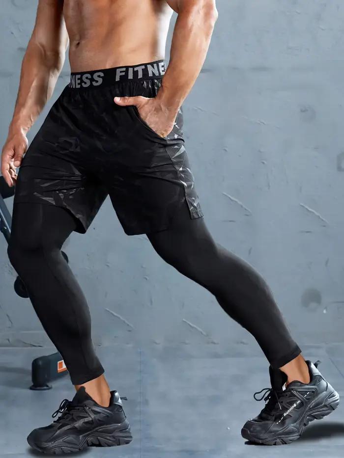 Pantalon de sport 2 en 1 pour homme