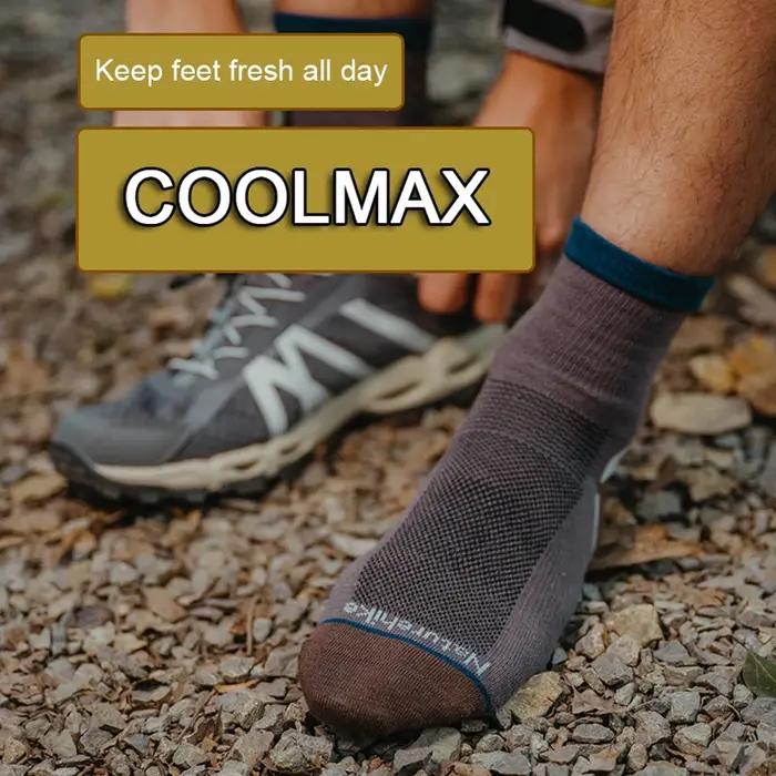 Chaussettes Naturehike 3 paires - Randonnée et sport - Technologie Coolmax anti-transpiration pour pieds secs