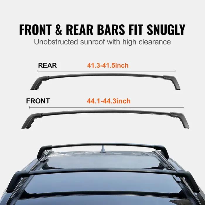 SucceBuy Barres transversales pour galerie de toit compatibles avec Toyota RAV4 2019-2023 Barres tra