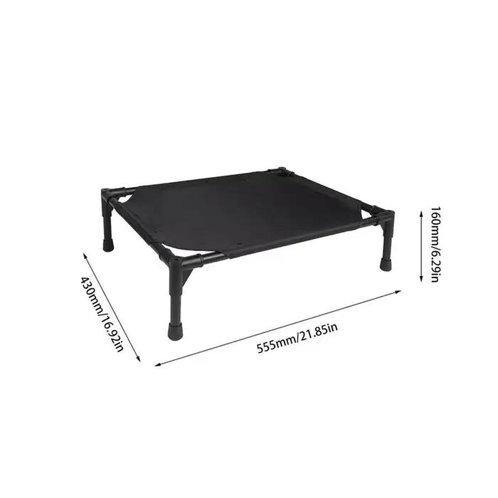 Lit surélevé pour animaux de compagnie tente d'ombrage sac de transport respirant camping extérieur confortable ombrage et protection pour chiens et chats occasions spéciales