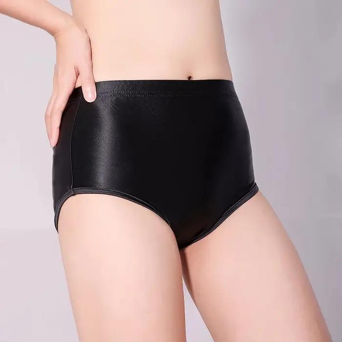Short japonais en Satin brillant sans couture en Spandex