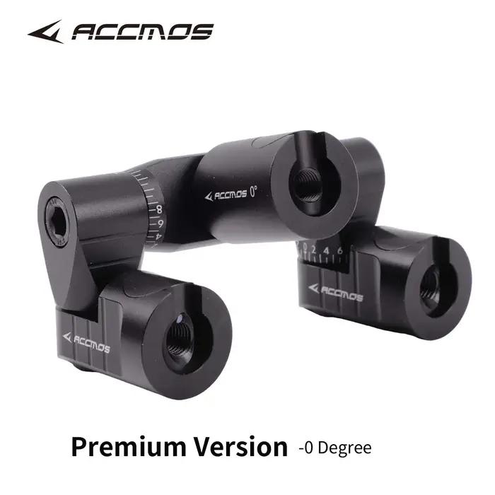 Stabilisateur de Tir à l'Arc Barre en V avec Angle Réglable Support Double Face Accessoire de Tir en Alliage d'Aluminium Occasions Spéciales Archery Competitions Gifts