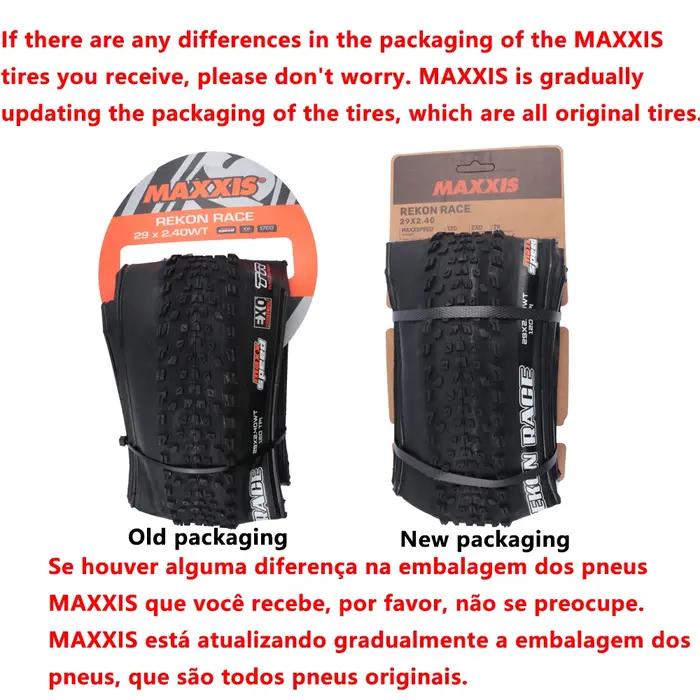 MAXXIS REKON RACE(M355RU)27.5x2.0/2.25/2.35 29x2.25/2.35/2.4WT/2.4 pneu pliant de vélo Anti-crevaiso