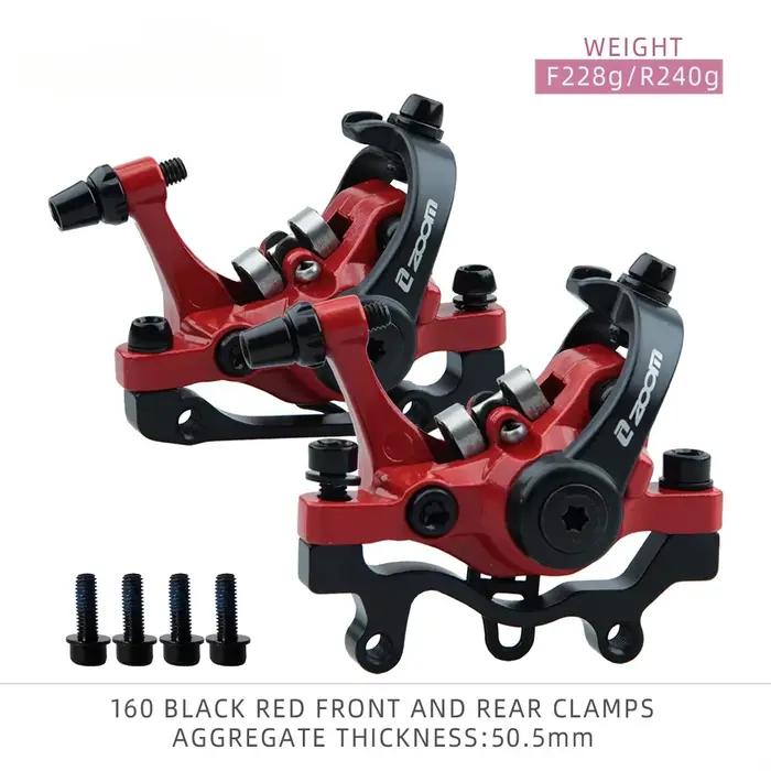 Frein à disque de vélo VTT étrier mécanique Double Piston entraînement bilatéral électrique B001 dissipateur de chaleur