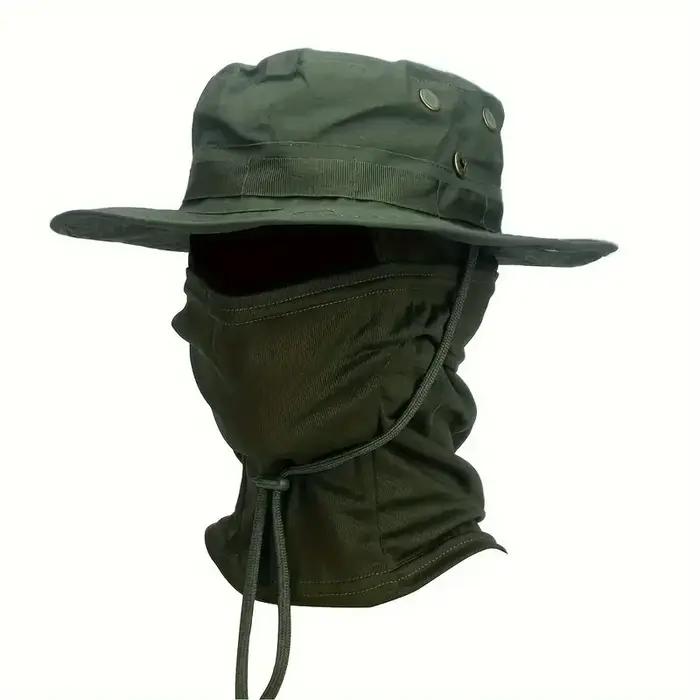Casquette Boonie de Camouflage, cagoule, costume pliable, doux, pour la chasse en plein air, la pêche, chapeau à large bord, casquette de protection solaire