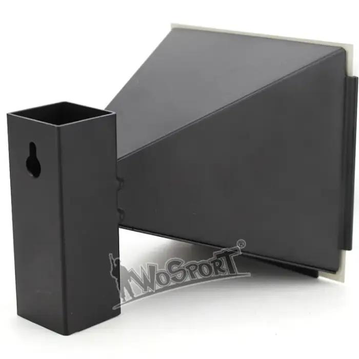 Support de cible de tir pour fusil à air comprimé de 14 cm avec piège à billes et 100 papiers