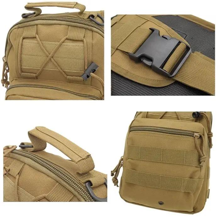 Sac à dos tactique à bandoulière Rover EDC, sac à bandoulière CCW pour l'extérieur, sac de randonnée