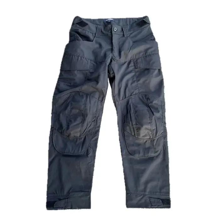 Pantalon tactique noir Tom résistant aux déchirures pour entraînement et chasse - Confort et durabilité