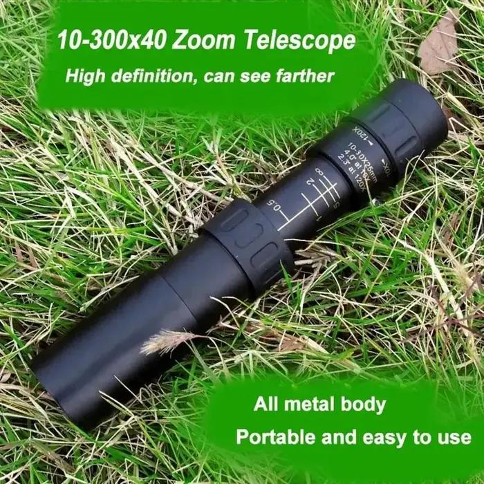 Télescope super zoom portable haute définition pour voyage et chasse - Observation longue distance compacte