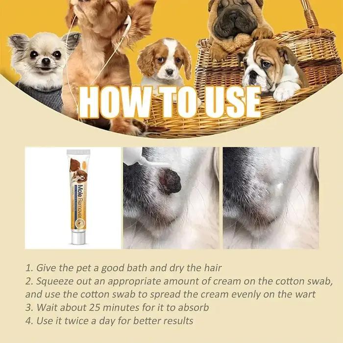 Nevus – pommade de traitement naturel rapide et doux pour la peau des animaux de compagnie
