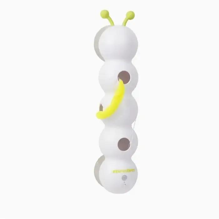 Jouet pour chat Caterpillar ventouse interactive jouet grinçant anti-ennui pour le bien-être de votre félin occasions spéciales cadeau pour animaux de compagnie