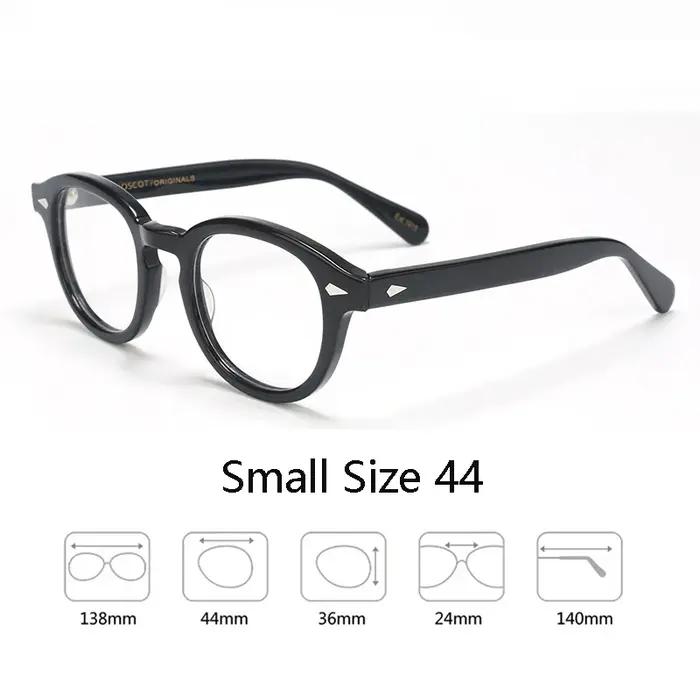 Lunettes de vue pour hommes, style monture transparente, verres transparents, marque Johnny Depp, de