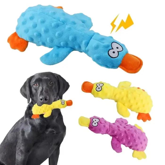 Jouets pour chiens en peluche douce en forme de canard pour petits chiots