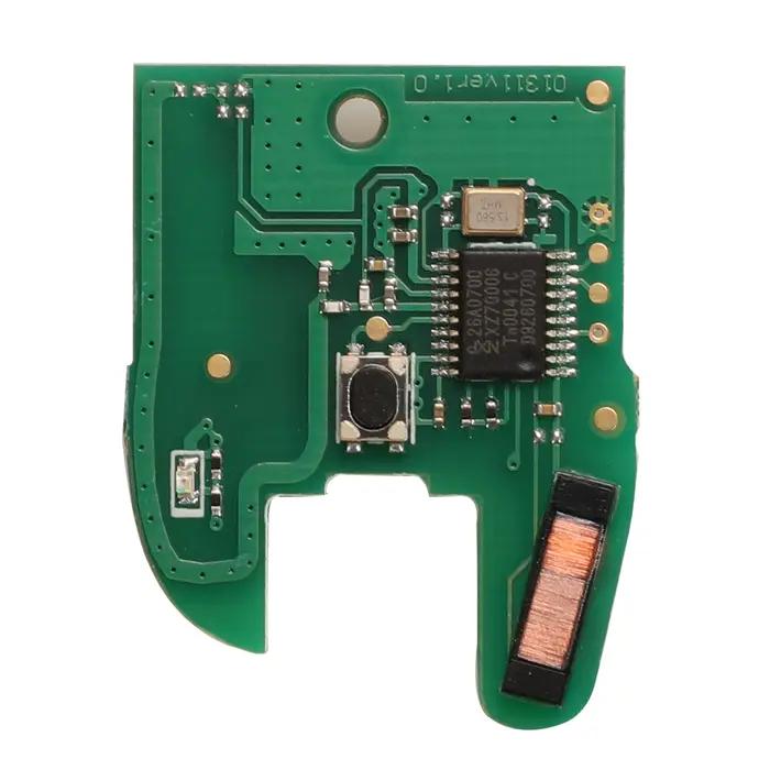 Jingyuqin clé d'alarme à distance de voiture pour Renault Master Kangoo Clio Twingo NE72 lame PCF7946 puce 433MHZ