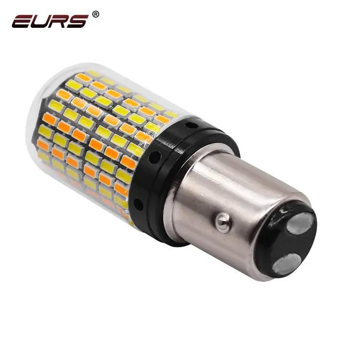 Ampoule Canbus 1157 Led Bay15d P21/5w T20 Led 7443 T25 3157 168smd pour feu stop, clignotant, ambre