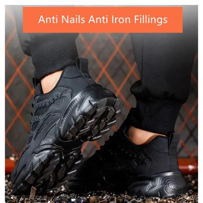 Chaussures de sécurité iairay pour femmes - Bout rond, semelle EVA, maille aérée, confort tout au long de la journée, idéales pour le travail et les occasions spéciales