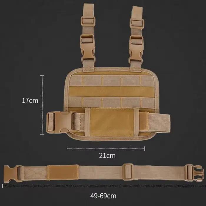 Plateforme tactique jambe molle ajustable support cartouchière pour cuisse système MOLLE homme printemps été automne hiver