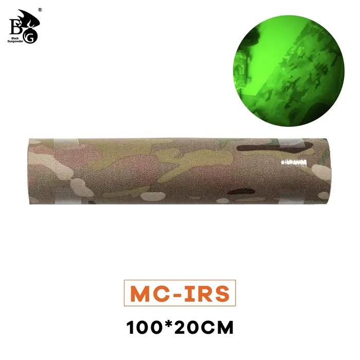 Film camouflage autocollant réutilisable sans résidus équipement airsoft optiques couteaux protection anti-dérapage