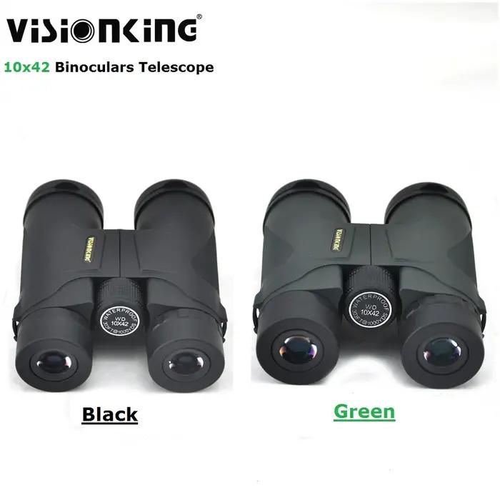 Visionking longue portée 10x42 chasse Camping jumelles BAK-4 FMC étanche puissant télescope Prismati