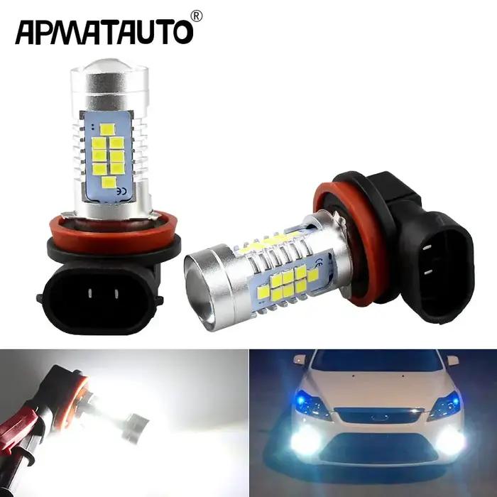 Feu antibrouillard LED Blub H11 H8, 2 pièces, pour Ford Mondeo MK4 MK5 c-max Transit Connect Flex Fu