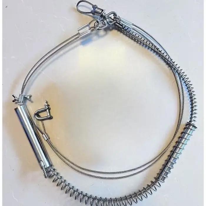 Ressort renforcé piège sanglier remplacement avec écrous câble acier diamètre 4mm chasse