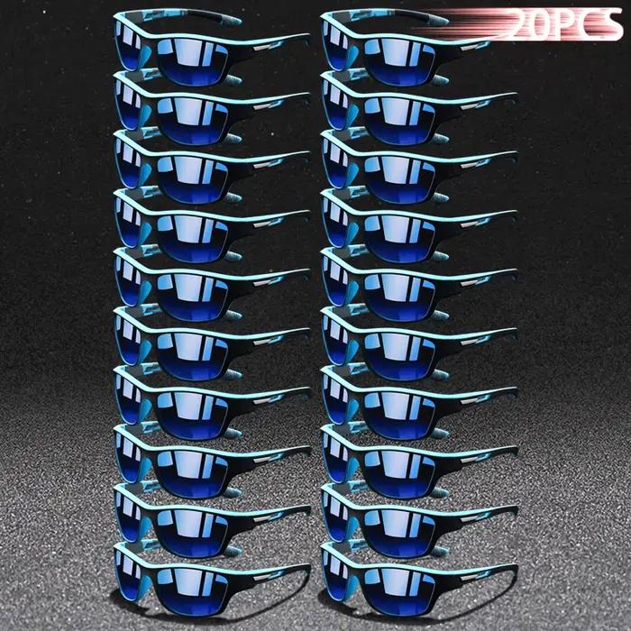 20 Paires de Lunettes de Soleil Tendance Vintage pour Hommes et Femmes, Idéales pour la Conduite, la