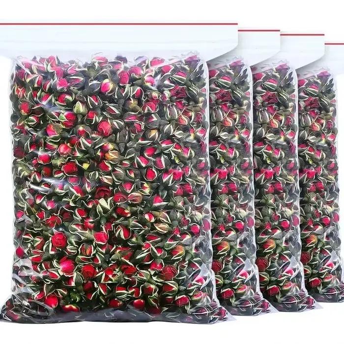 Bourgeons de roses rouges séchées de qualité supérieure
