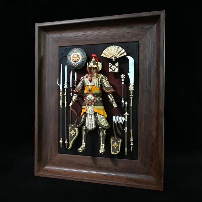 Artisanat de meubles Accessoires de bureau à domicile Armes de prairie Modèle en résine LTCP-041 fini