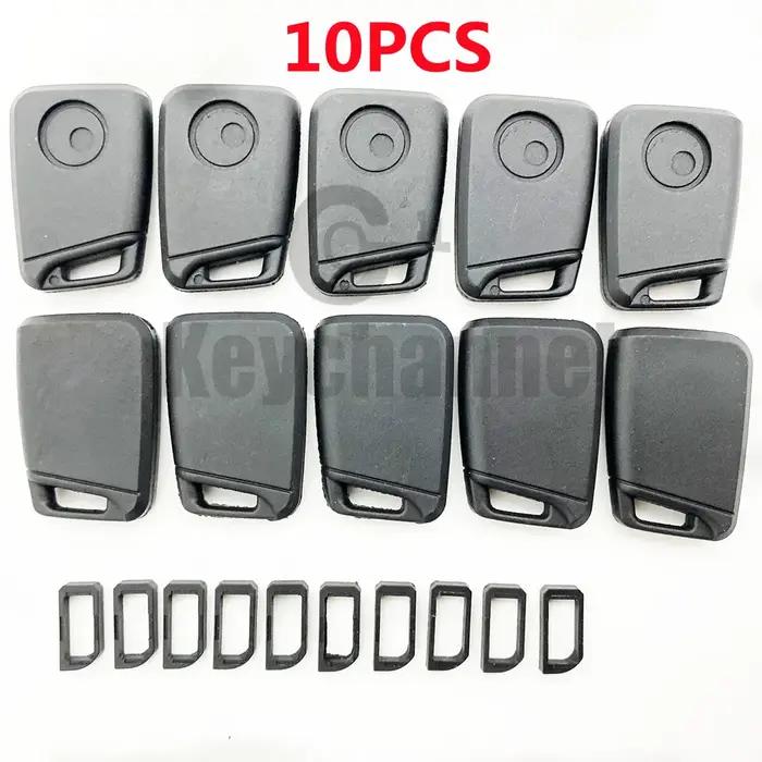 Coque de clé de voiture en plastique pour Golf MK6 MK7 Passat Tiguan Jetta Protection Clé Transpondeur Occasions Spéciales