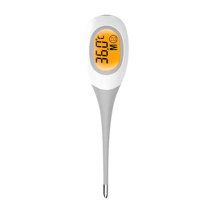 Thermomètre numérique pour animaux de compagnie JUSTLANG, lecture rapide en 8 secondes, sonde souple, sonde étanche, thermomètre pour chiens, chats, vétérinaire