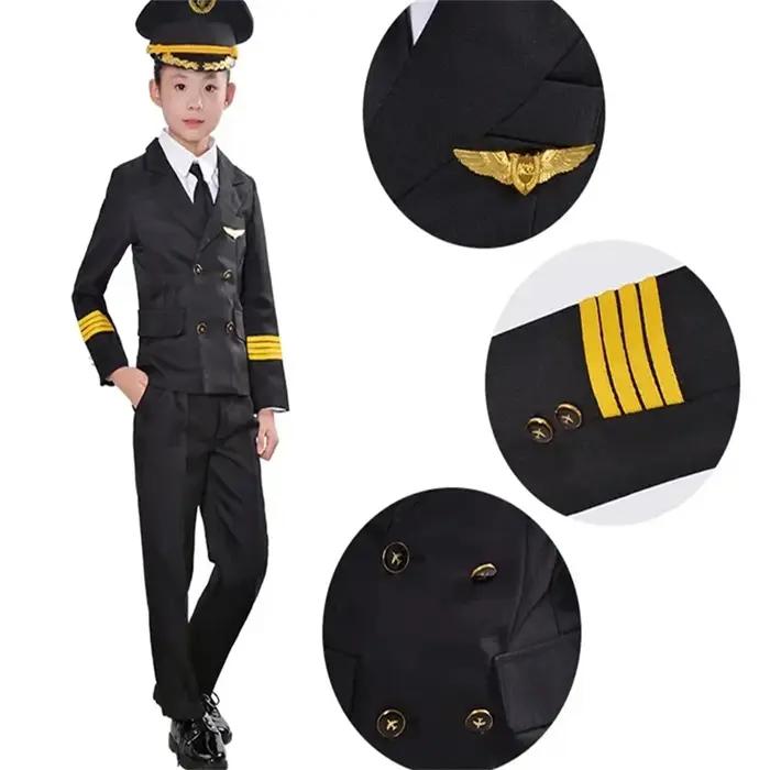 Costume de Cosplay d'avion pour enfants 90-160cm