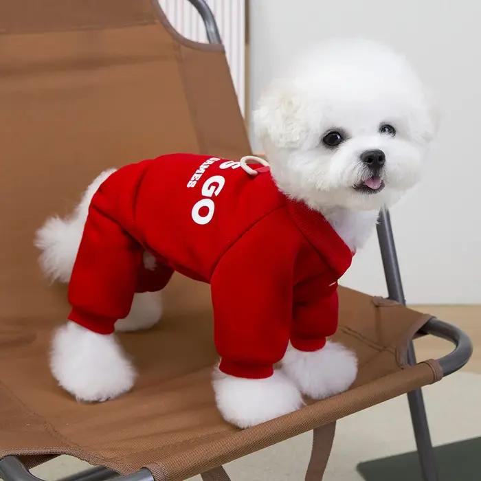 Vêtements d'hiver pour chiens de petite et moyenne taille, pull en polaire pour chiots, combinaison,
