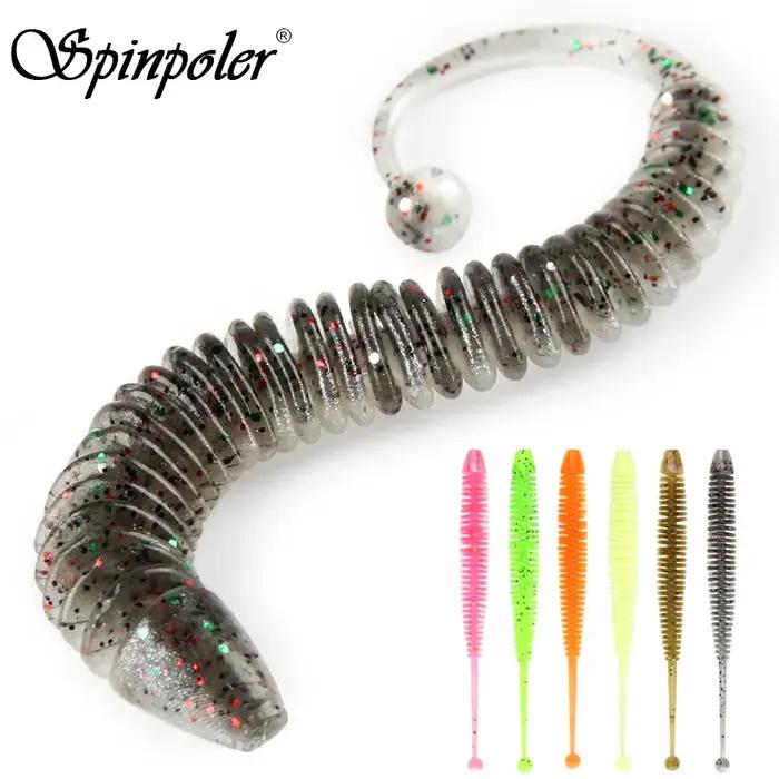 Spinpoler nouvelle queue d'écureuil leurre souple appât de pêche ver route sous-appât
