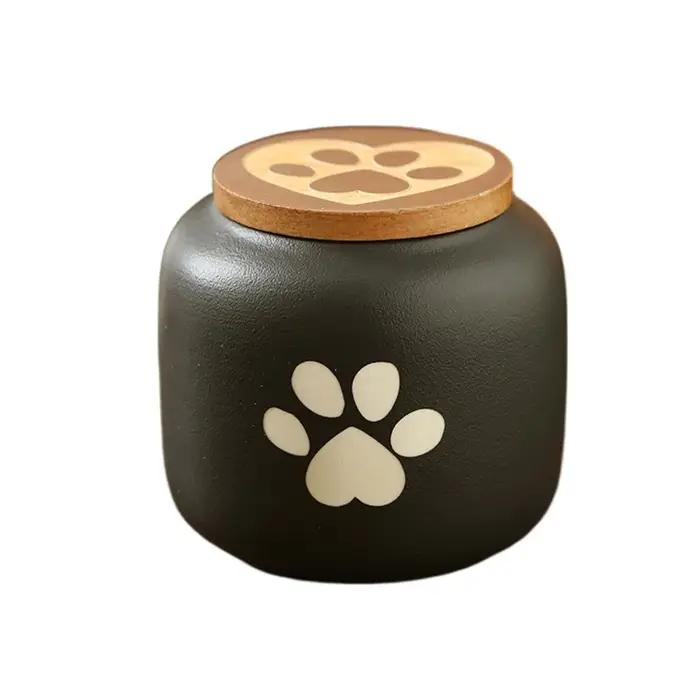 Boîte de rangement de cendres d'animaux en céramique, mignon 180/500ml, urnes de crémation pour chie