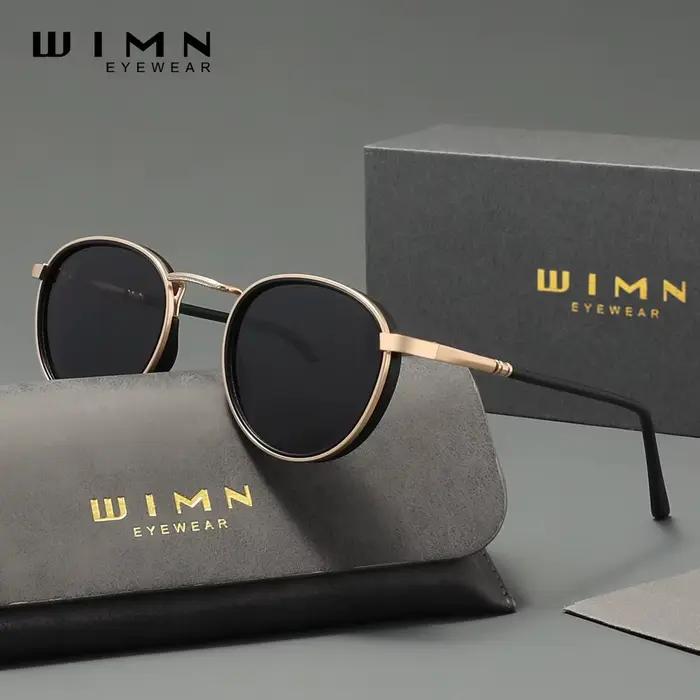 WIMN – lunettes de soleil polarisées à monture ronde pour hommes et femmes, de luxe, pour la conduit