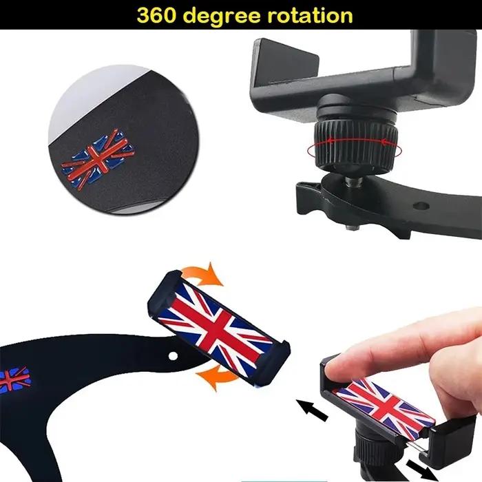 Support de téléphone portable, large gamme de réglage d'angle rotatif pour MINI cooper Countryman R5